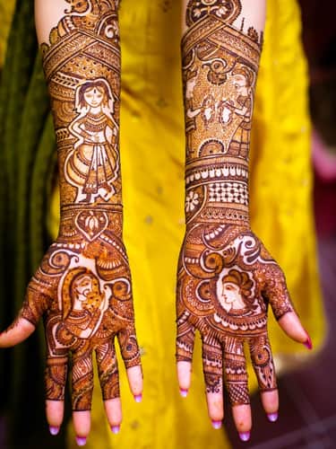 dulhan bridal mehndi