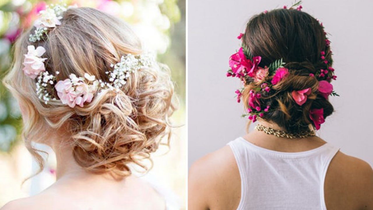 Top Trend Cute Hairstyles With Flowers And How To Decorate