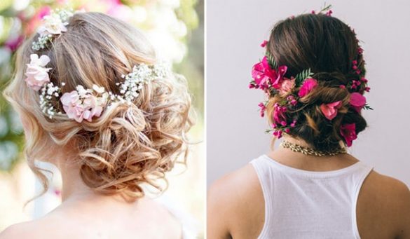 Hairstyles With Flowers