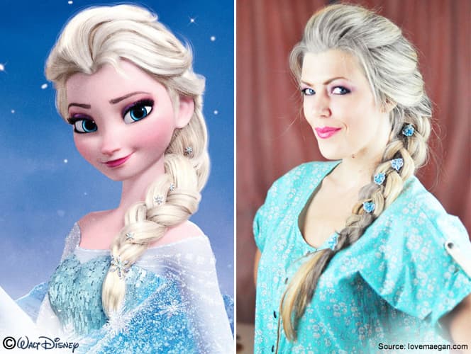 Elsa Hairstyle.