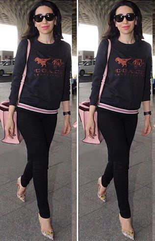 Karisma Kapoor in Coach Sweatshirt