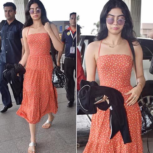 Khushi Kapoor at Airport