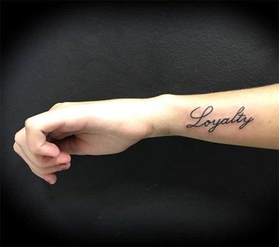 Always stay loyal       Tattoos By Frankie Mech  Facebook