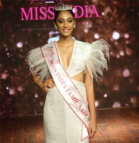 Miss India Anukreethy Vas Tamil Nadu