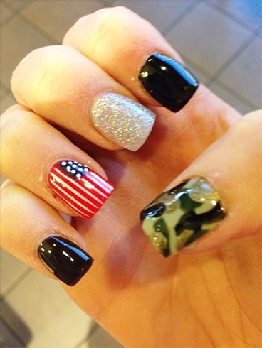 Patriotic Nail Art Ideas