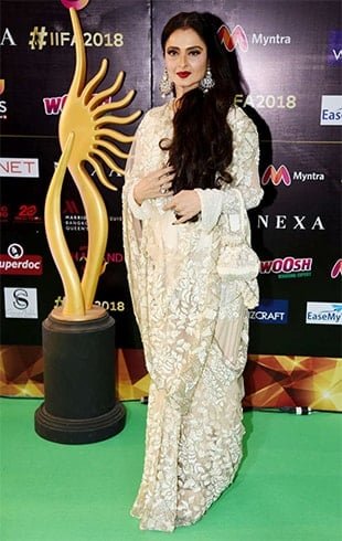 Rekha at IIFA 2018 Awards
