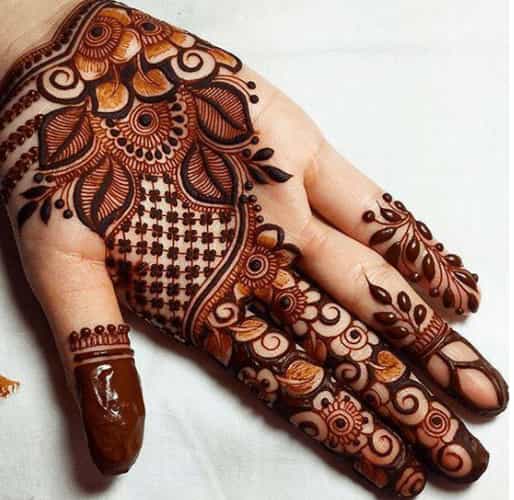 Floral Mehndi Designs