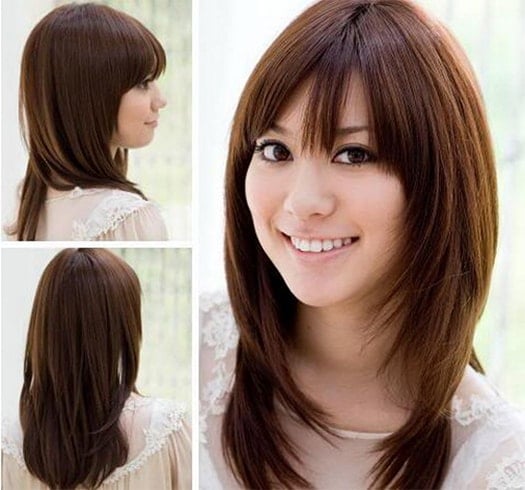 Medium Length Asian Hairstyle