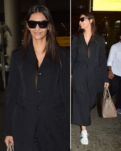 Sonam Kapoor Airport looks