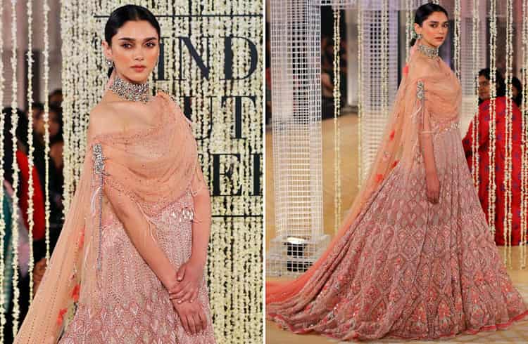 Aditi Rao Hydari For India Couture Week 2018