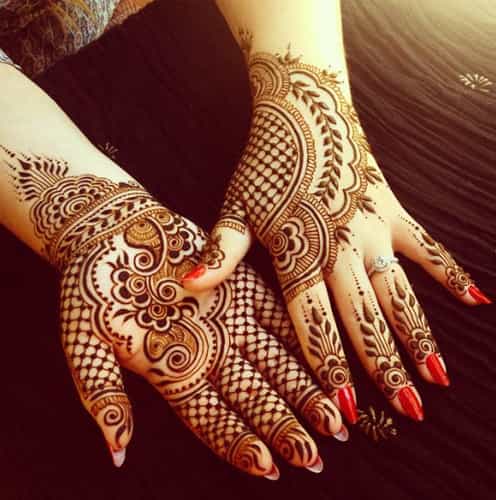 jaal Mehndi design for Fashion