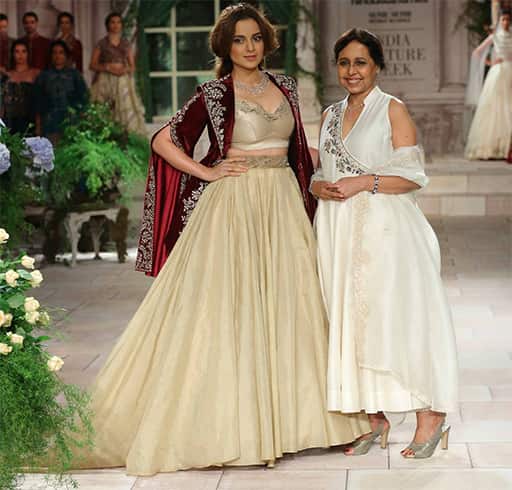 Kangana Ranaut for Anju Modi at ICW 2018