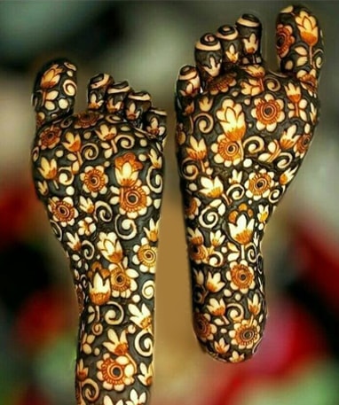 Mehendi For Foot