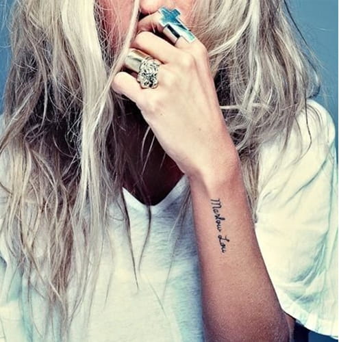 name tattoo