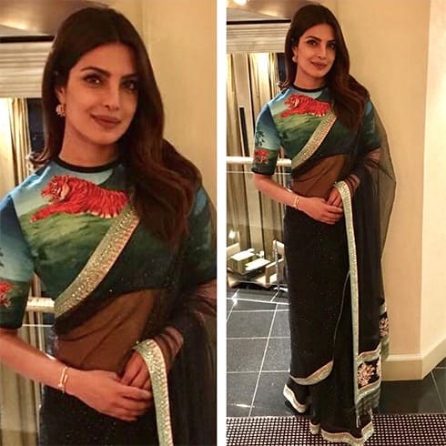 Priyanka in Saree