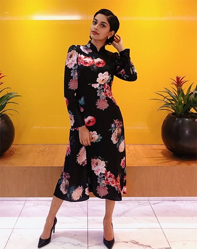 Banita Sandhu Floral Outfit