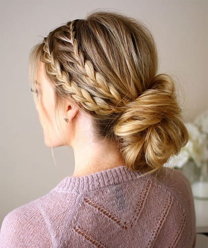Double Braided up-do