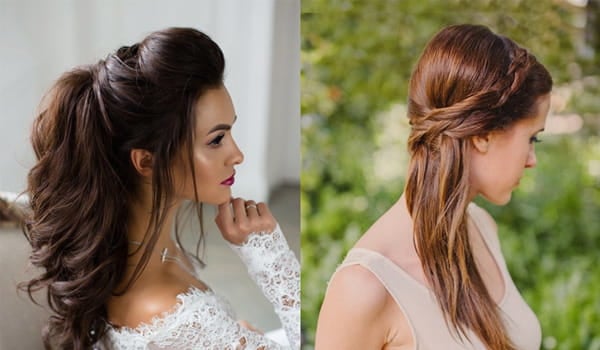 Hairstyle With Gown Dress  Gown hairstyle ideas  Wedding and party  hairstyle  YouTube