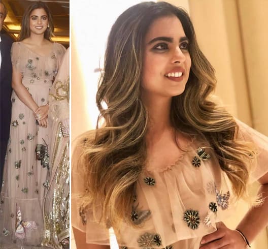 Isha Ambani at Priyaka Engagement