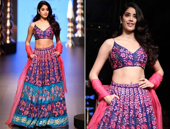 Janhvi Kapoor for Nachiket Barve LFW 2018