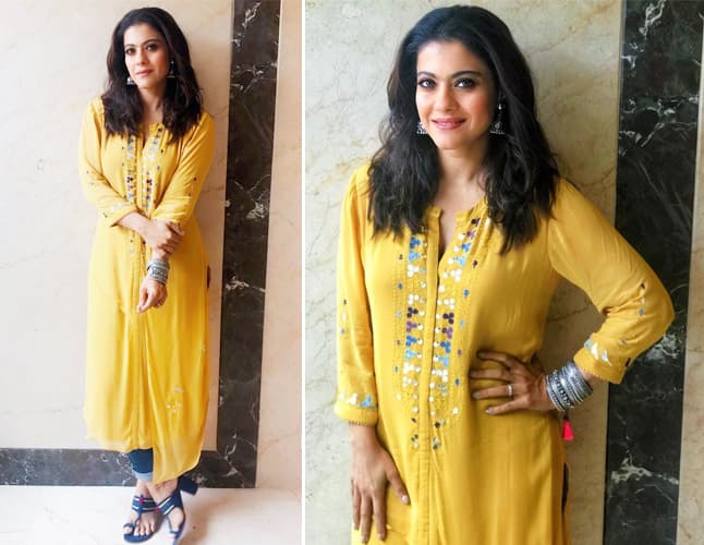 Kajol Yellow Kurta