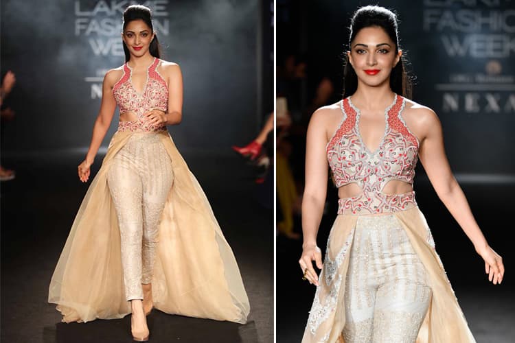 Kiara Advani for Neha Agarwal LFW 2018