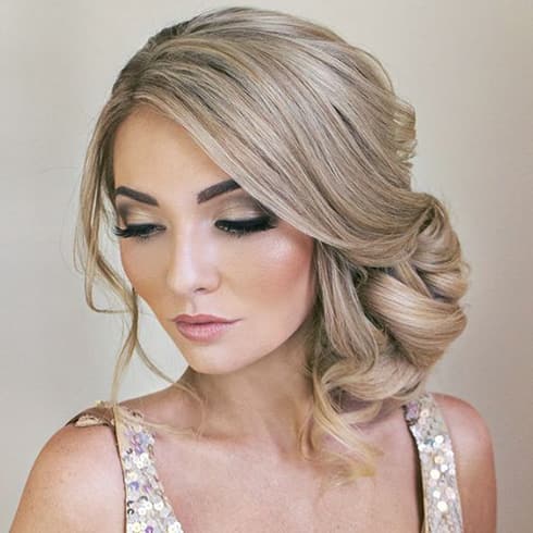 Top 20 Simple Hairstyles for Gowns and Frocks | Styles At Life
