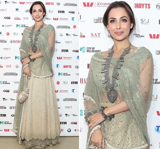 Malaika Arora in Kotwara lehenga