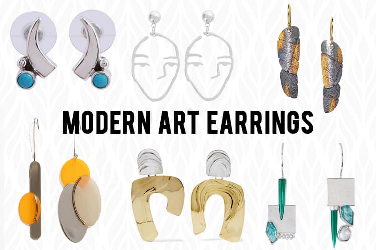 Modern Art Earrings