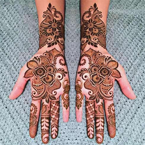 Mughlai Floral Mehndi