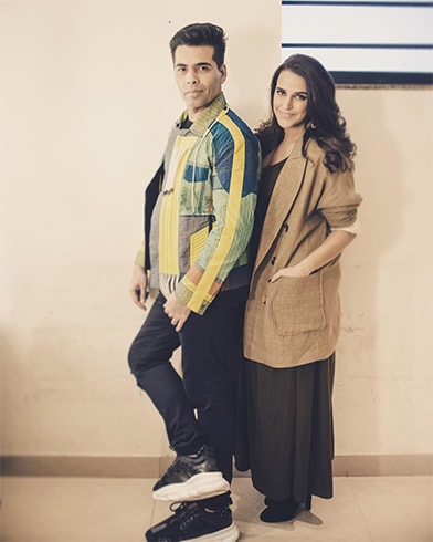 Neha Dhupia Karan Johar