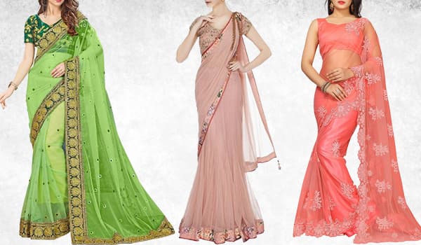 Net Sarees For Festival