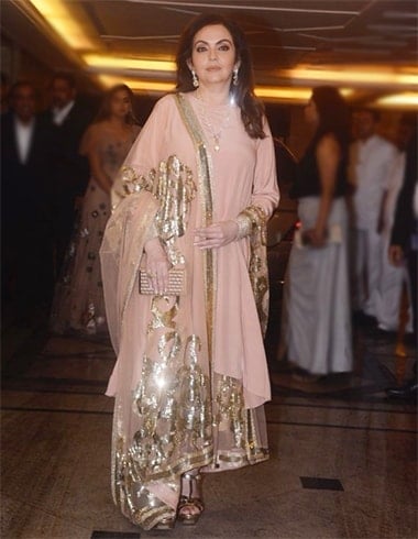 Nita Ambani at Priyanka Nick Engagement