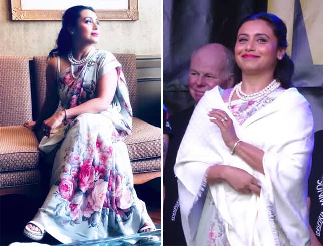 Rani Mukerji in Sabyasachi Sari