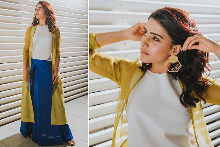 Samantha in Payal Khandwala Dress