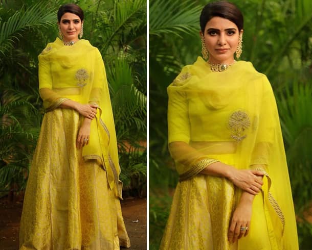 Samantha Ruth Prabhu in Raw Mango Outfit