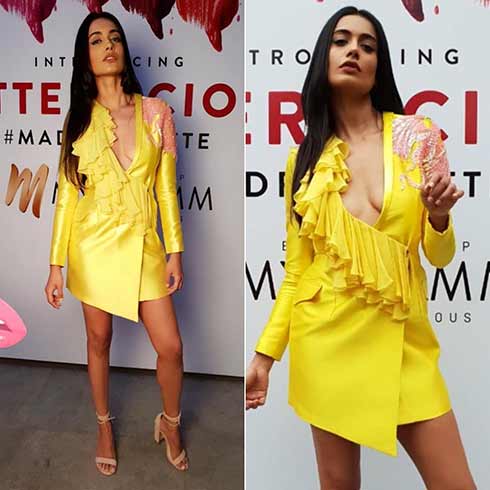 Sarah Jane Dias in Yellow Dress