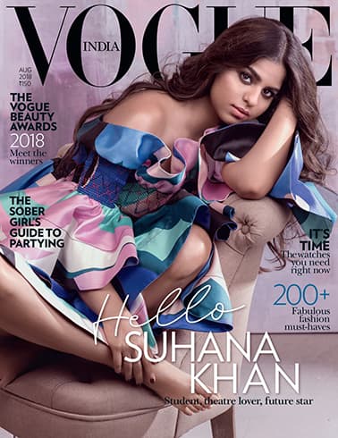 Suhana Khan Vogue India Magazine cover 2018