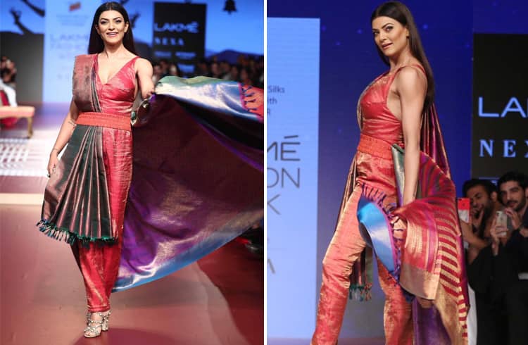 Sushmita Sen for Sunita Shanker LFWWF 2018