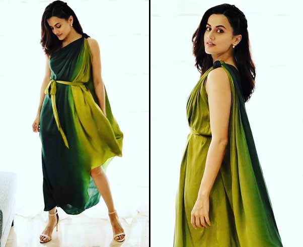 Taapsee Pannu in Urvashi Jonega Dress