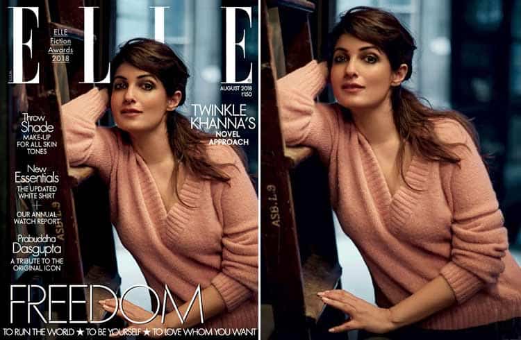 Twinkle Khanna for Elle Cover