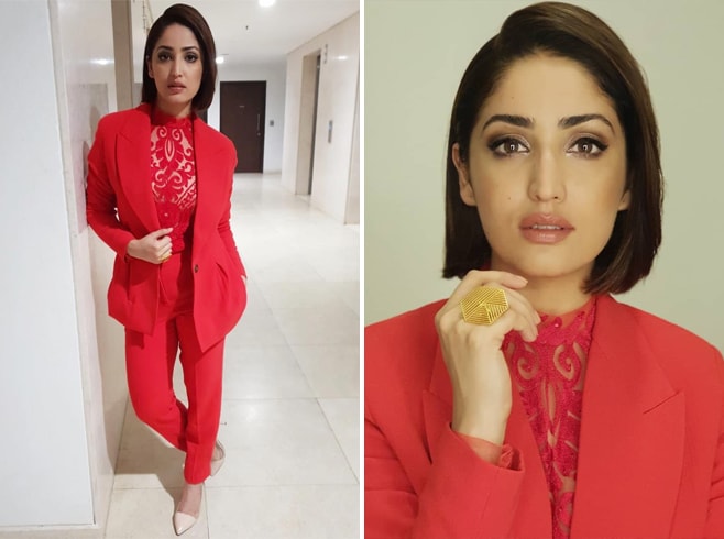 Yami Gautam in Alena Akhmadullina Pantsuit