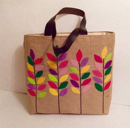 Applique Tote Bag