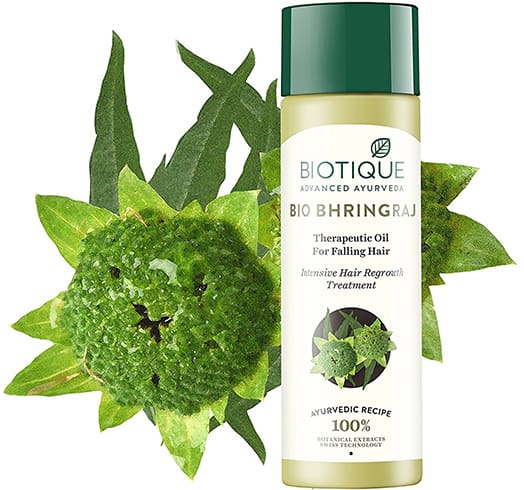 Huile capillaire thérapeutique Biotique Bio Bhringaraj Fresh Growth