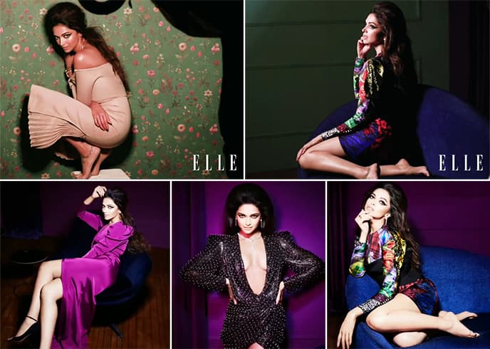 Deepika Padukone Elle Magazine Shoot