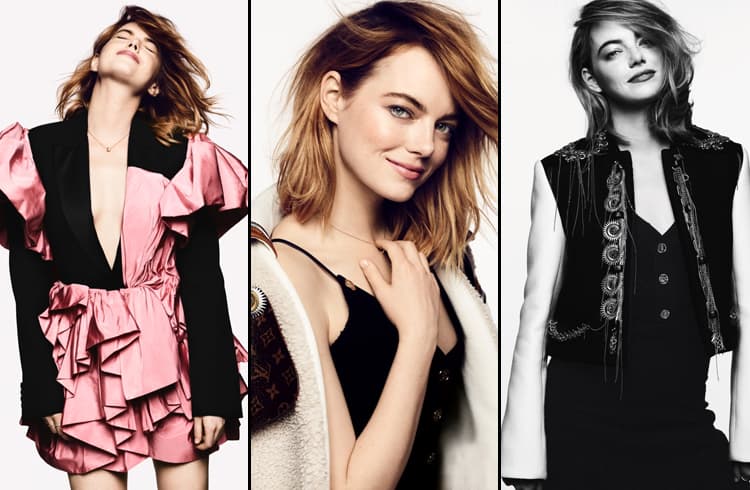 Emma Stone for Elle US Shoot