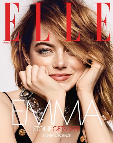 Emma Stone for Elle US Cover