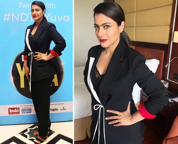 Kajol in Prabal Gurung Pantsuit