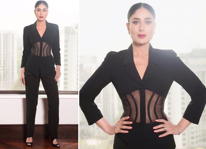 Kareena in vintage Mugler outfit