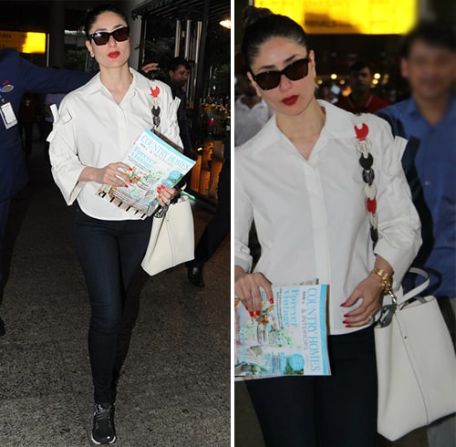 Kareena Spotted at Mumbai airport